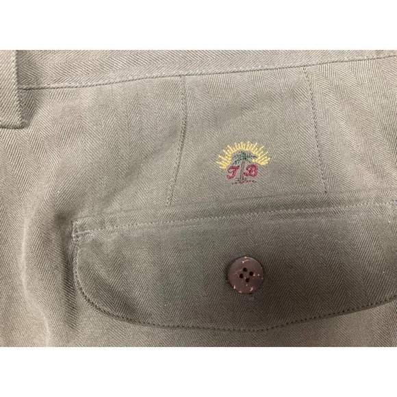 Tommy Bahama Green Silk Shorts Size 34 - Picture 8 of 8